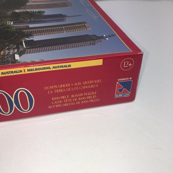 SurLox Jigsaw Puzzle Melbourne Australia Down Under 1000 Pieces 2004 Sur Lox New - Picture 12 of 12